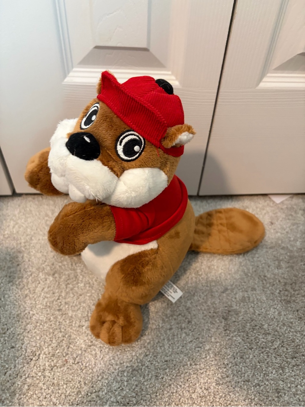 Buc-Ee’s Beaver Plush Toy Stuffed Animal w/ Hat & Shirt Gas Station vacation